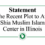 Statement on the recent plot to attack a Shia Muslim Islamic Center in Illinois